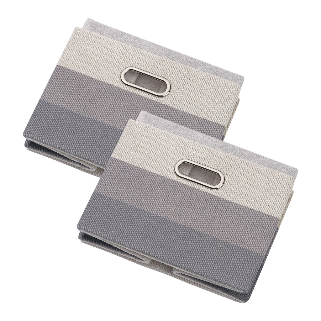 Gray Ombre Collapsible Storage Basket - 2 Pack