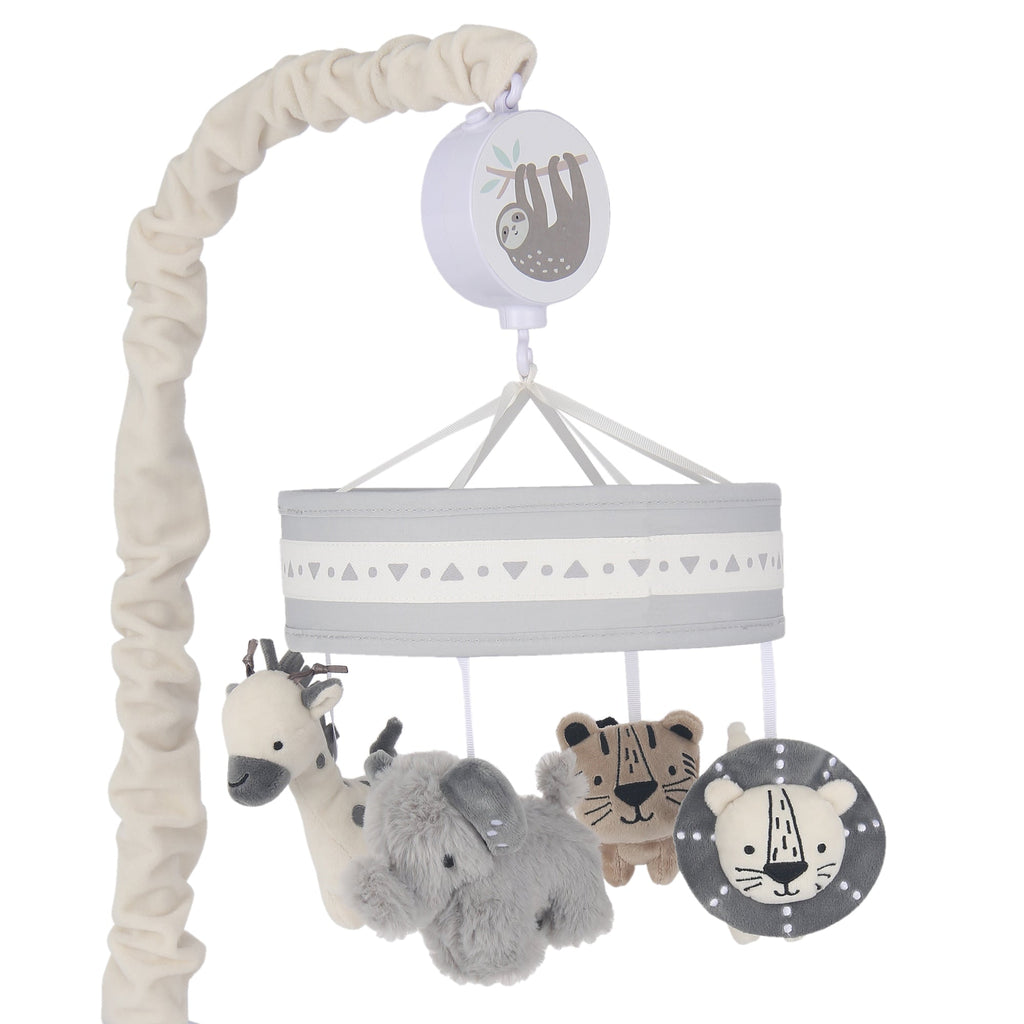 Animal Jungle Musical Baby Crib Mobile