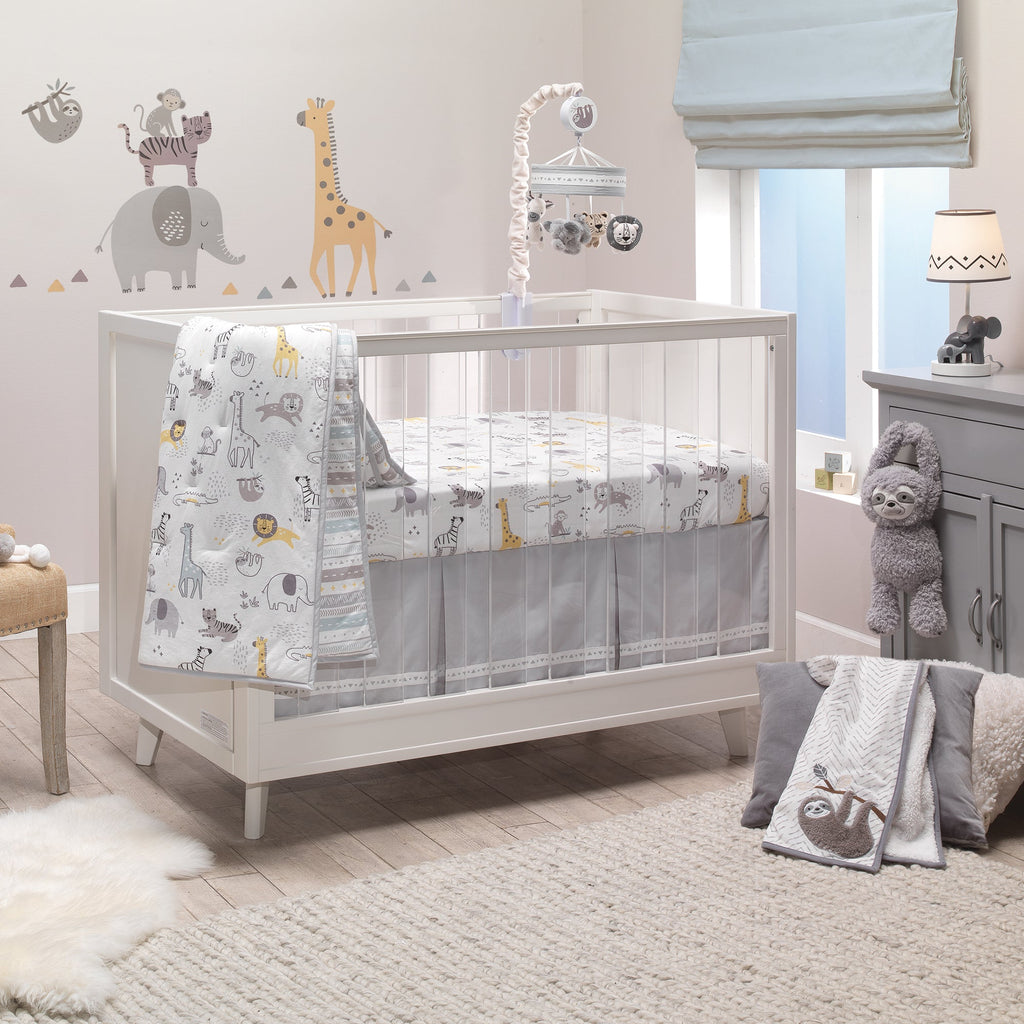 Animal Jungle Musical Baby Crib Mobile