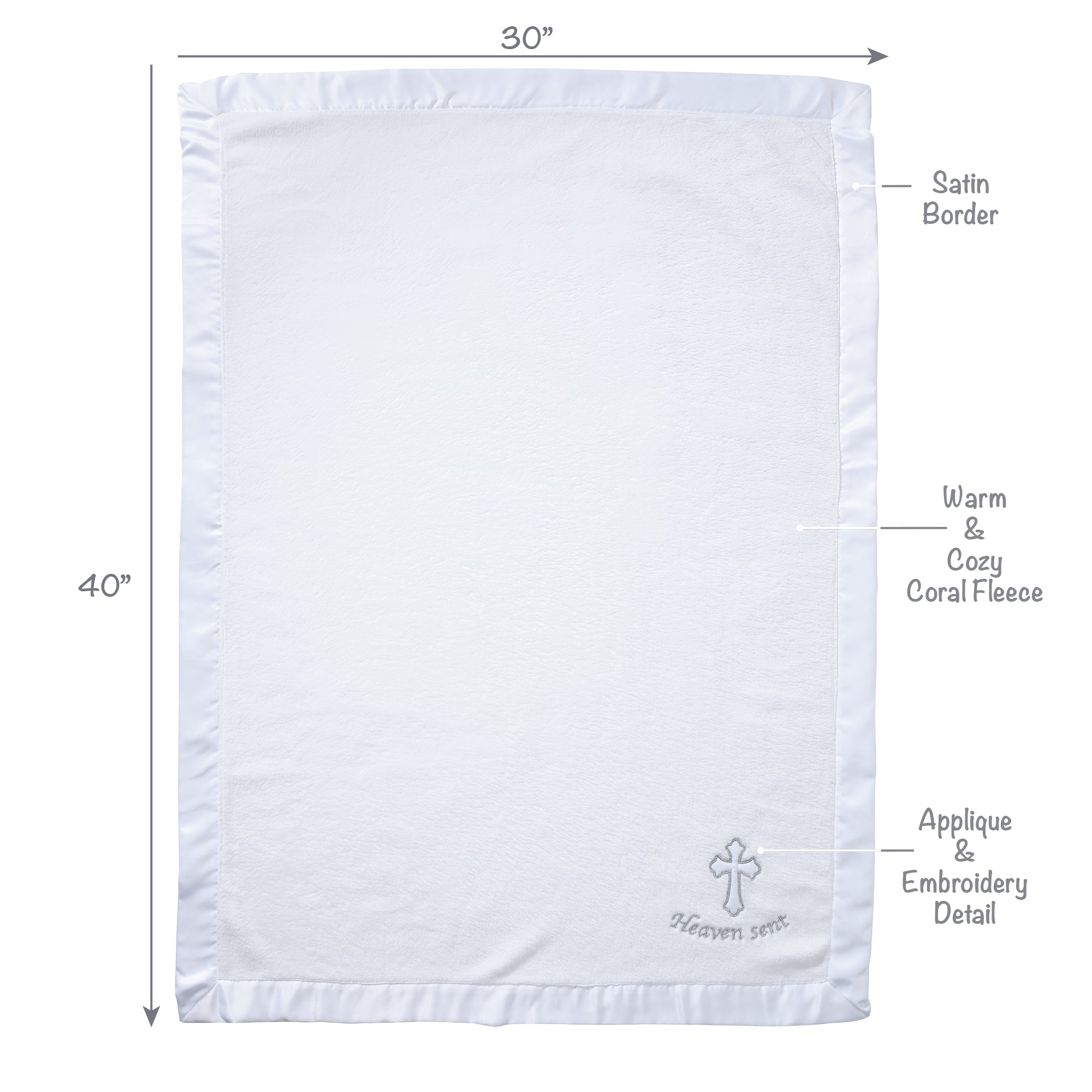 Heaven Sent Baby Blanket
