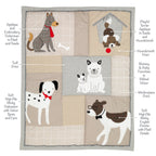 Bow Wow 3-Piece Crib Bedding Set