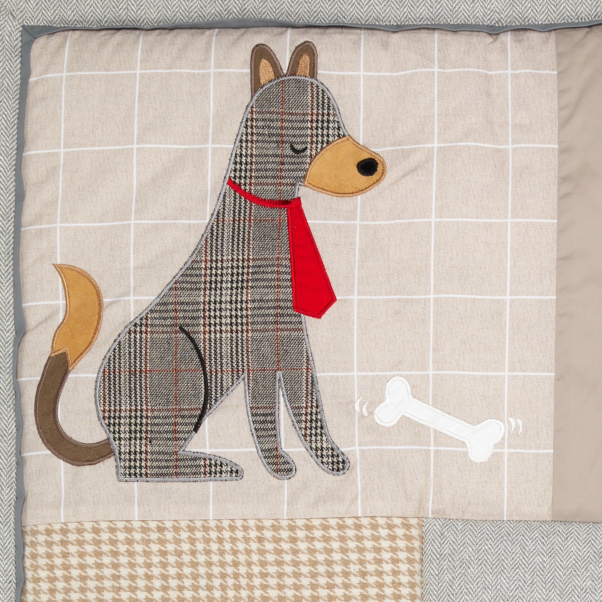 Bow Wow 3-Piece Crib Bedding Set
