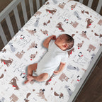 Bow Wow 3-Piece Crib Bedding Set