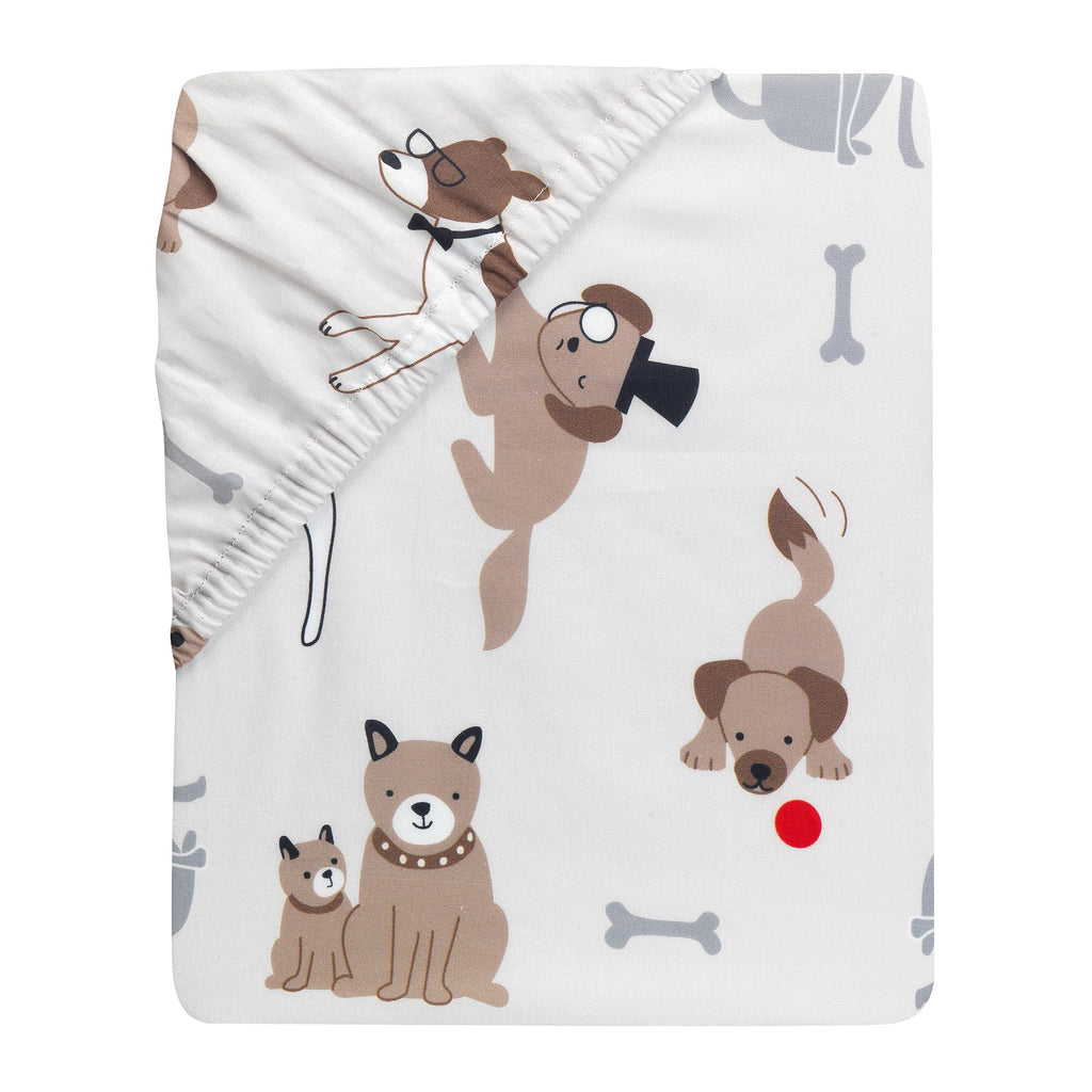 Bow Wow 3-Piece Crib Bedding Set