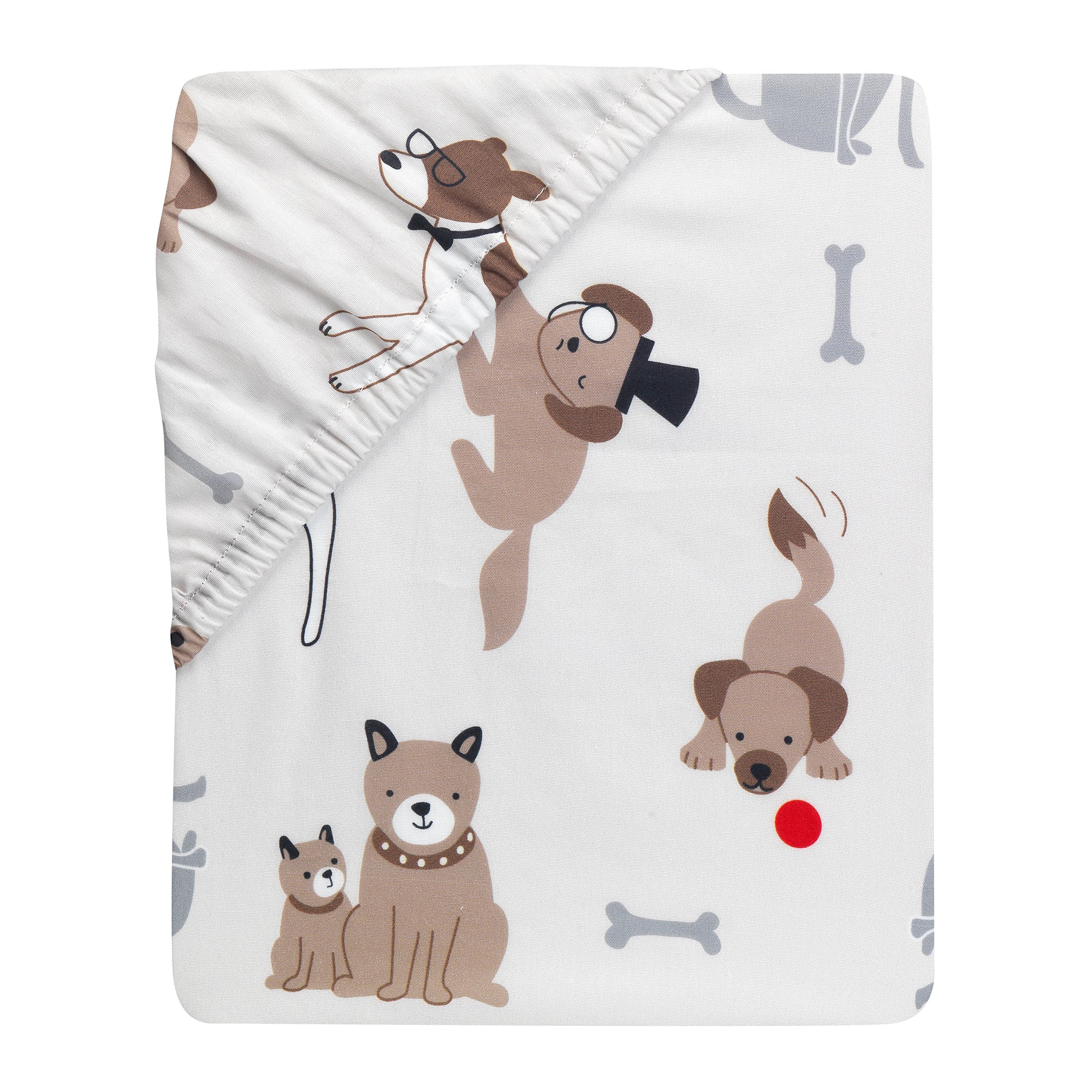 Bow Wow 3-Piece Crib Bedding Set