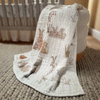 Bunny Hop Organic Cotton 3-Piece Crib Bedding Set