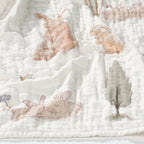 Bunny Hop Organic Cotton 3-Piece Crib Bedding Set