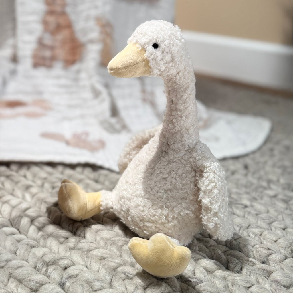 Bunny Hop Plush Goose - Lucy