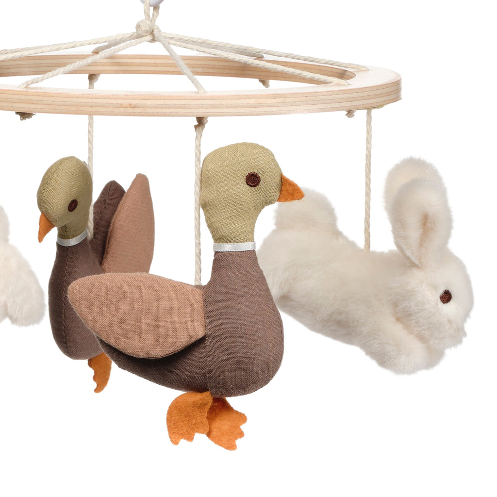 Bunny Hop Musical Baby Crib Mobile