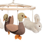 Bunny Hop Musical Baby Crib Mobile