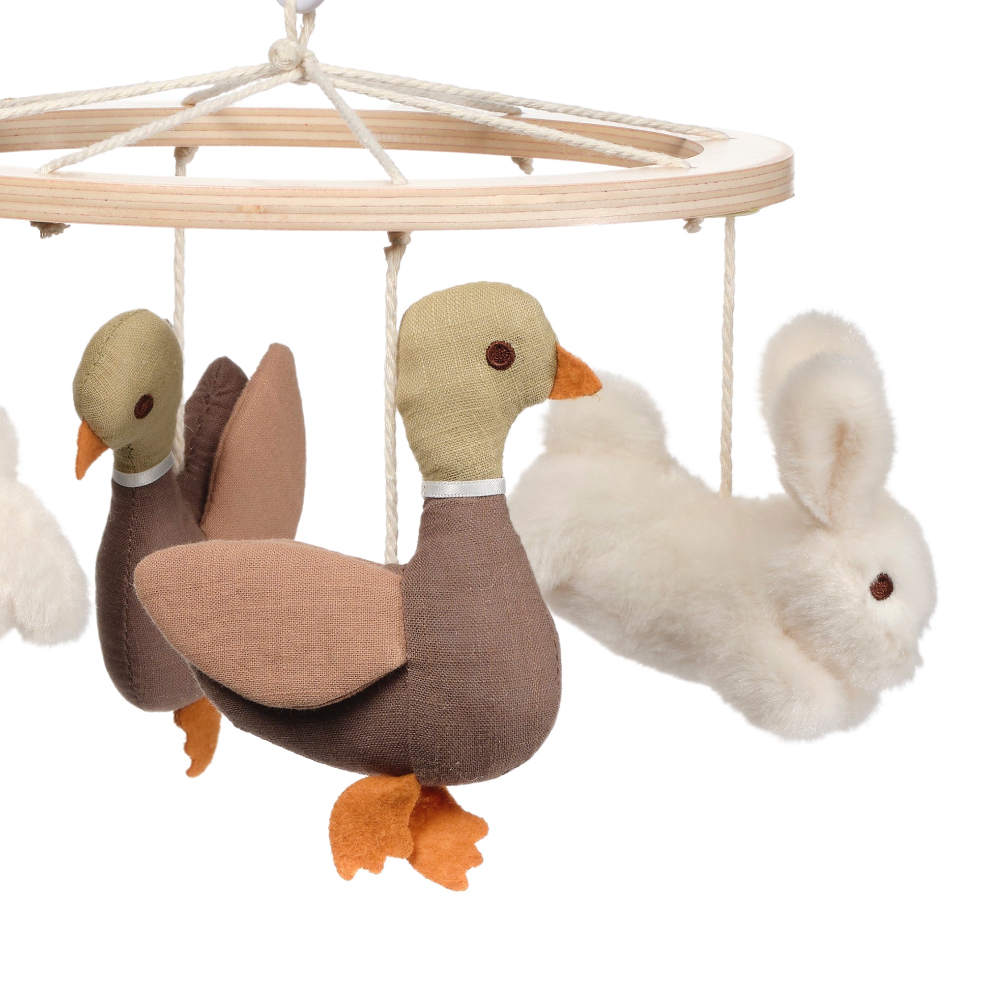 Bunny Hop Musical Baby Crib Mobile