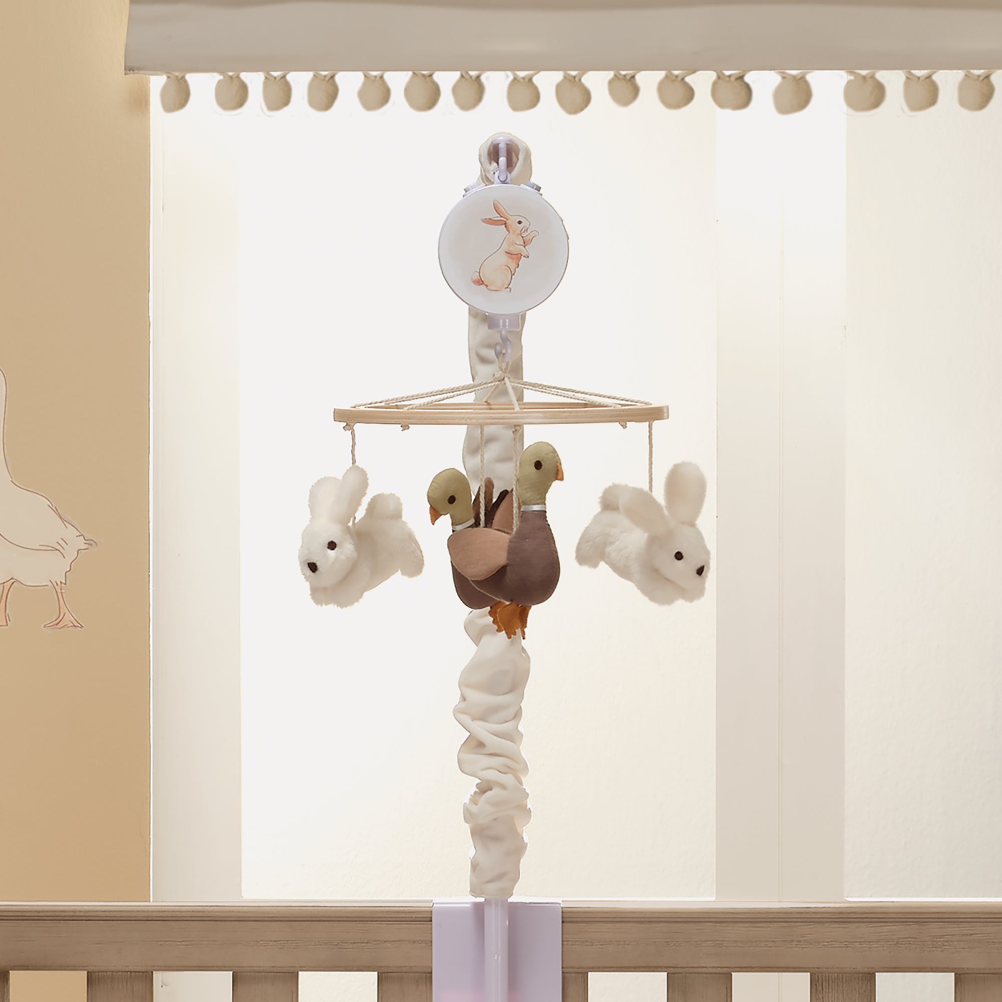 Bunny Hop Musical Baby Crib Mobile