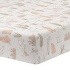 Bunny Hop Organic Cotton Muslin Crib Sheet