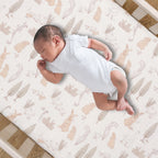 Bunny Hop Organic Cotton Muslin Crib Sheet