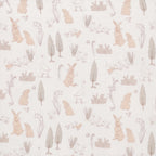Bunny Hop Organic Cotton Muslin Crib Sheet