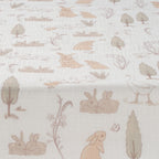 Bunny Hop Organic Cotton Muslin Crib Sheet
