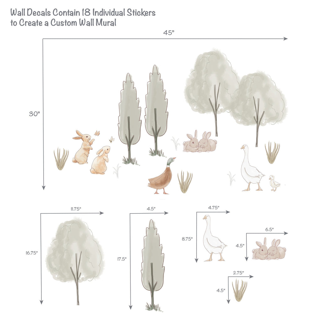Bunny Hop Wall Decals