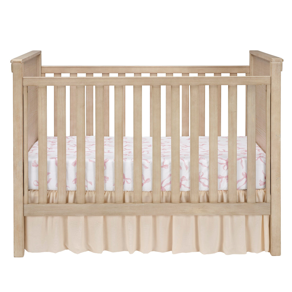 Coquette Floral Bows Fitted Crib Sheet