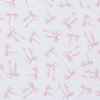 Coquette Floral Bows Fitted Crib Sheet
