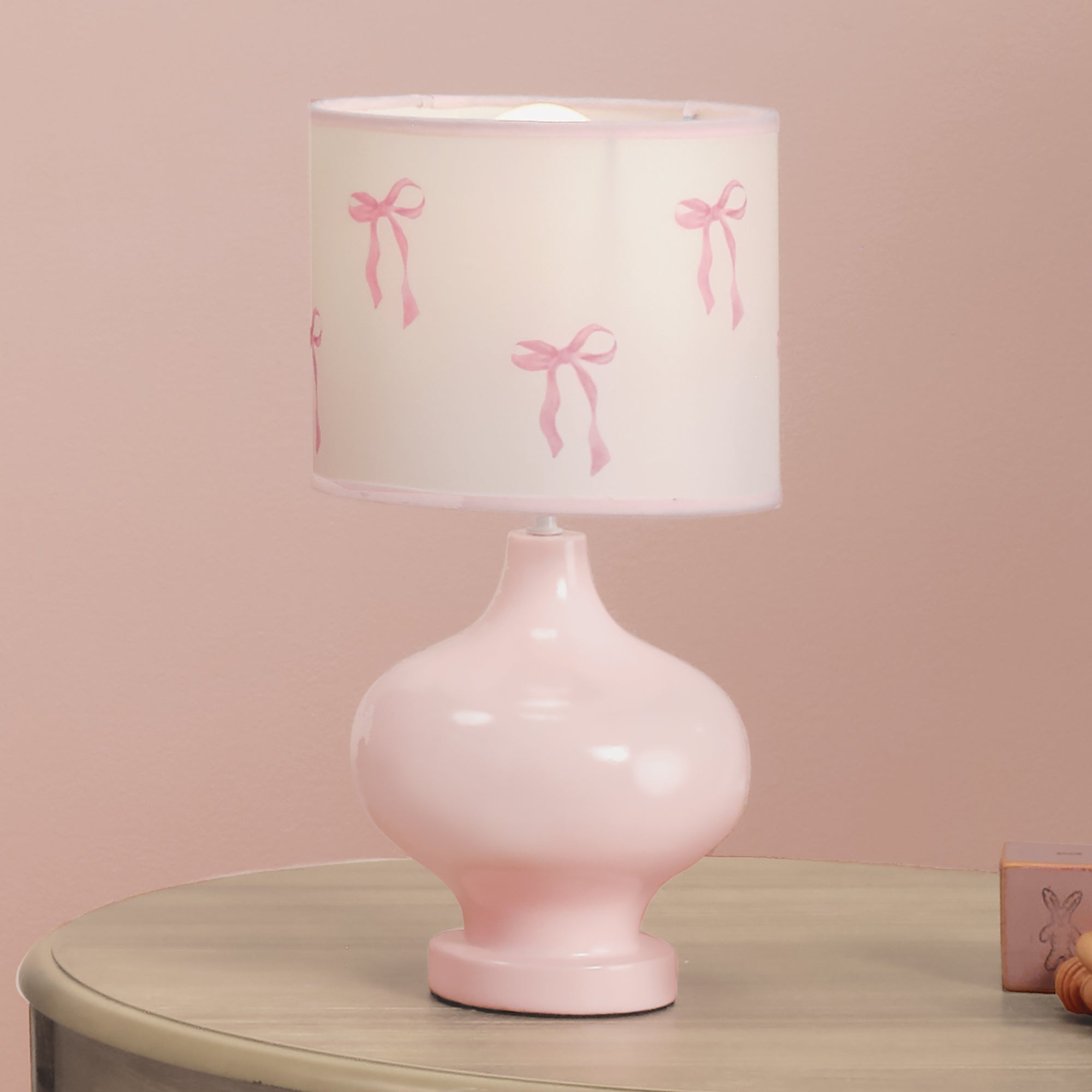 Coquette Floral Lamp with Shade