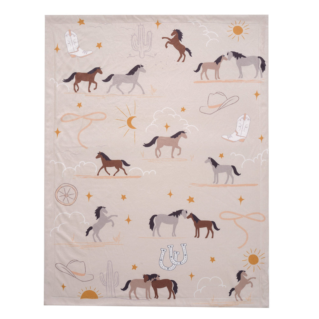 Country Western Baby Blanket