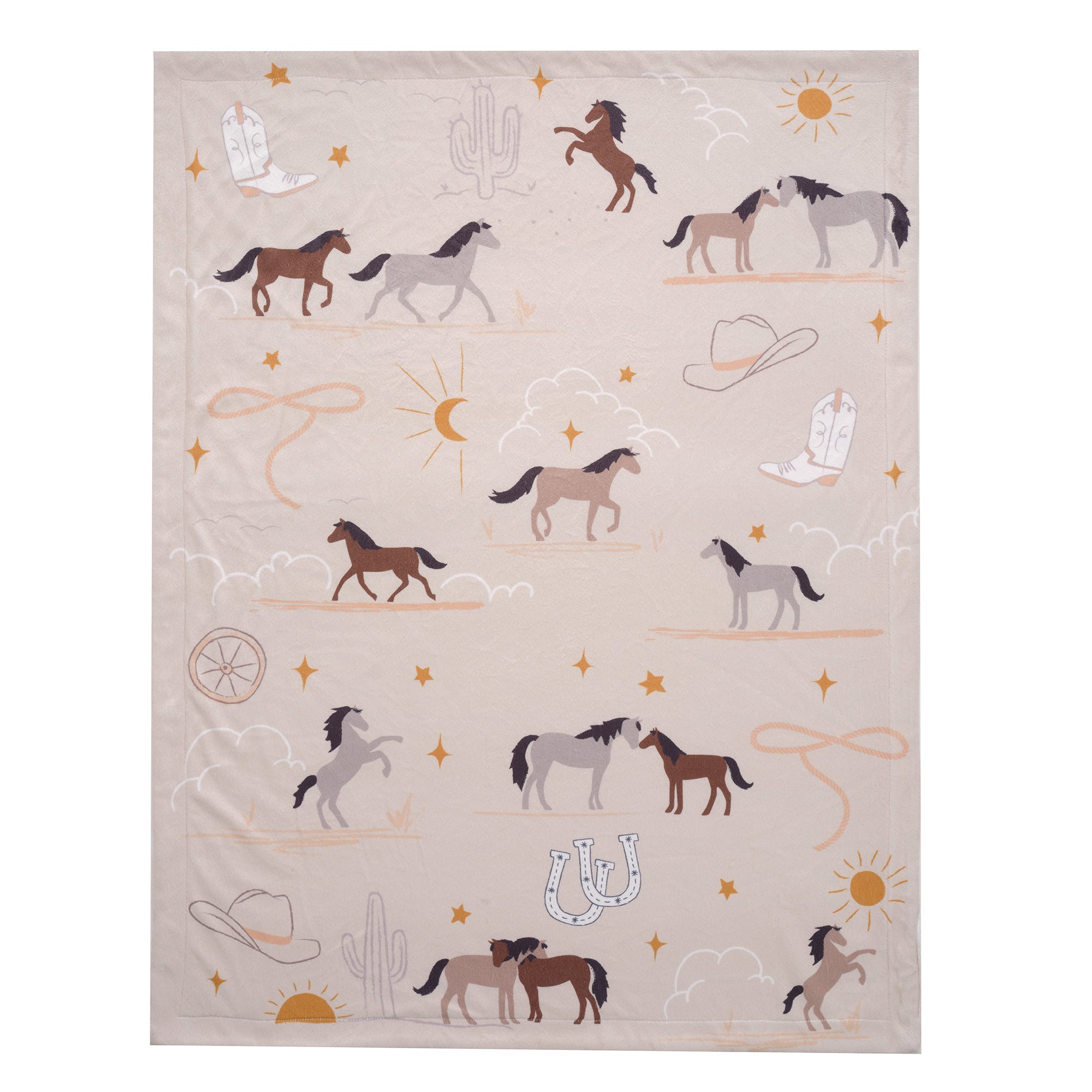 Country Western Baby Blanket