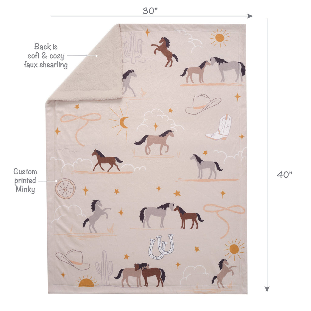 Country Western Baby Blanket