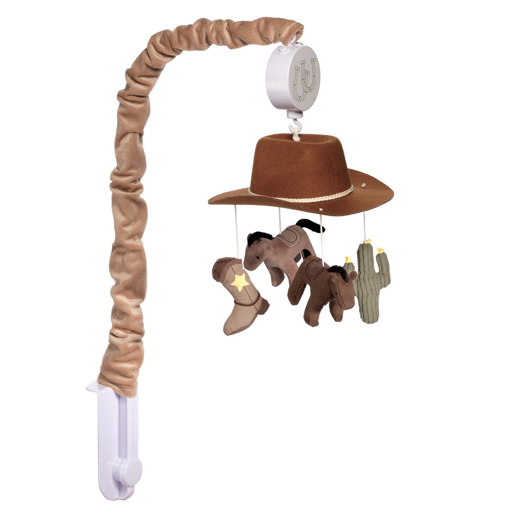 Country Western Musical Baby Crib Mobile