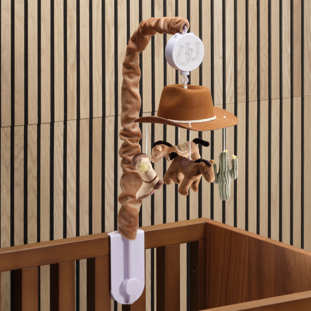Country Western Musical Baby Crib Mobile