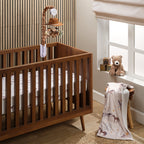 Country Western Cotton Fitted Crib Sheet