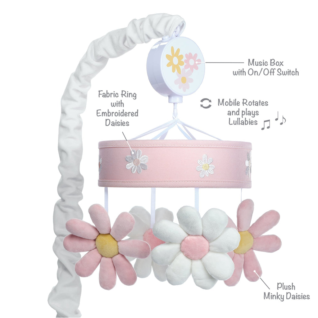 Daisy Dreams Musical Baby Crib Mobile