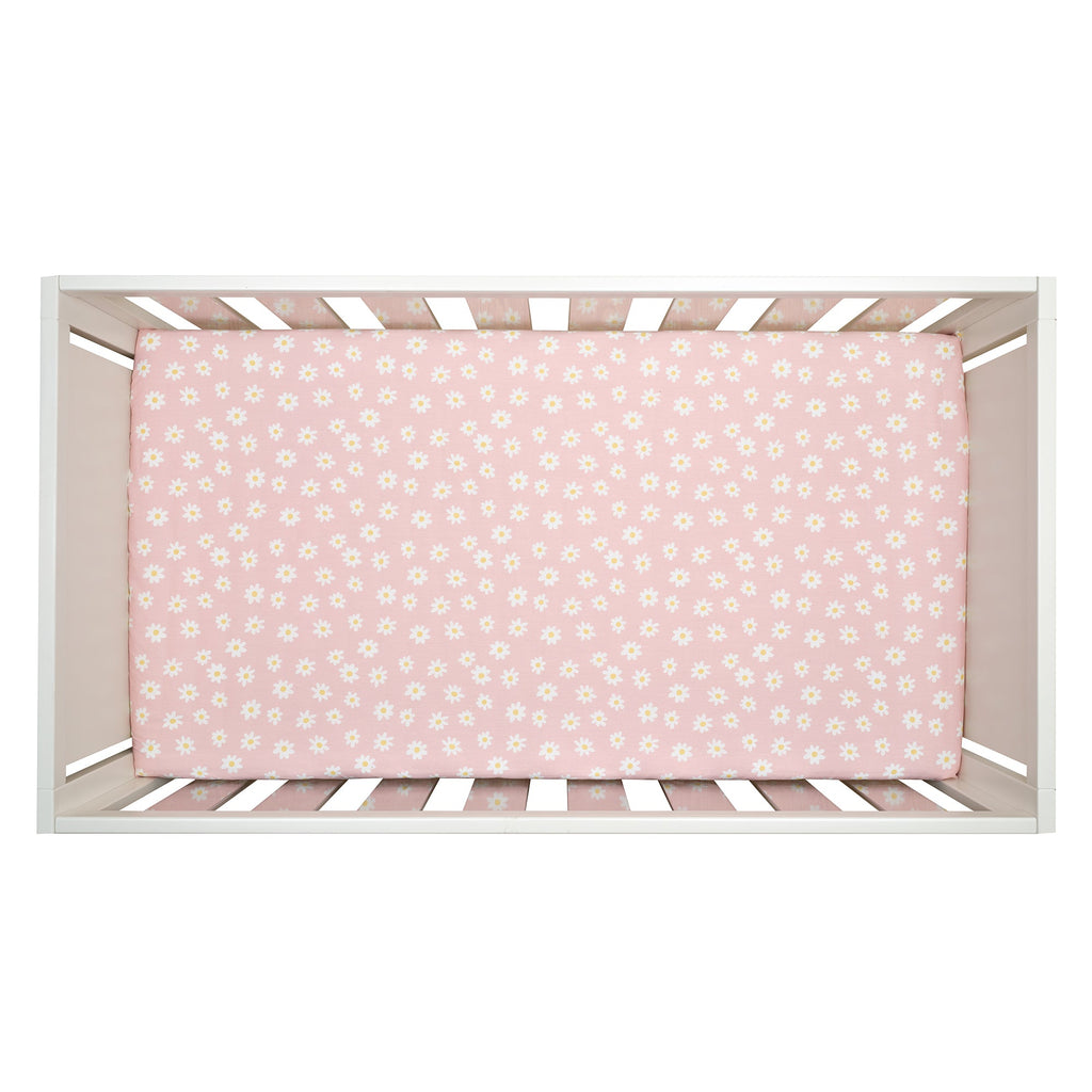Daisy Dreams Cotton Fitted Crib Sheet