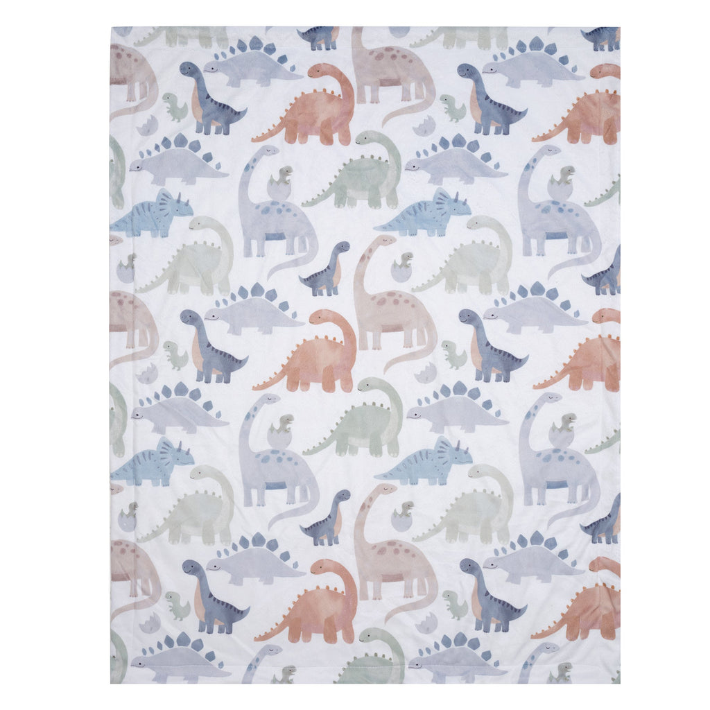 Dino-Might Baby Blanket
