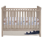 Dino-Might Cotton Fitted Crib Sheet