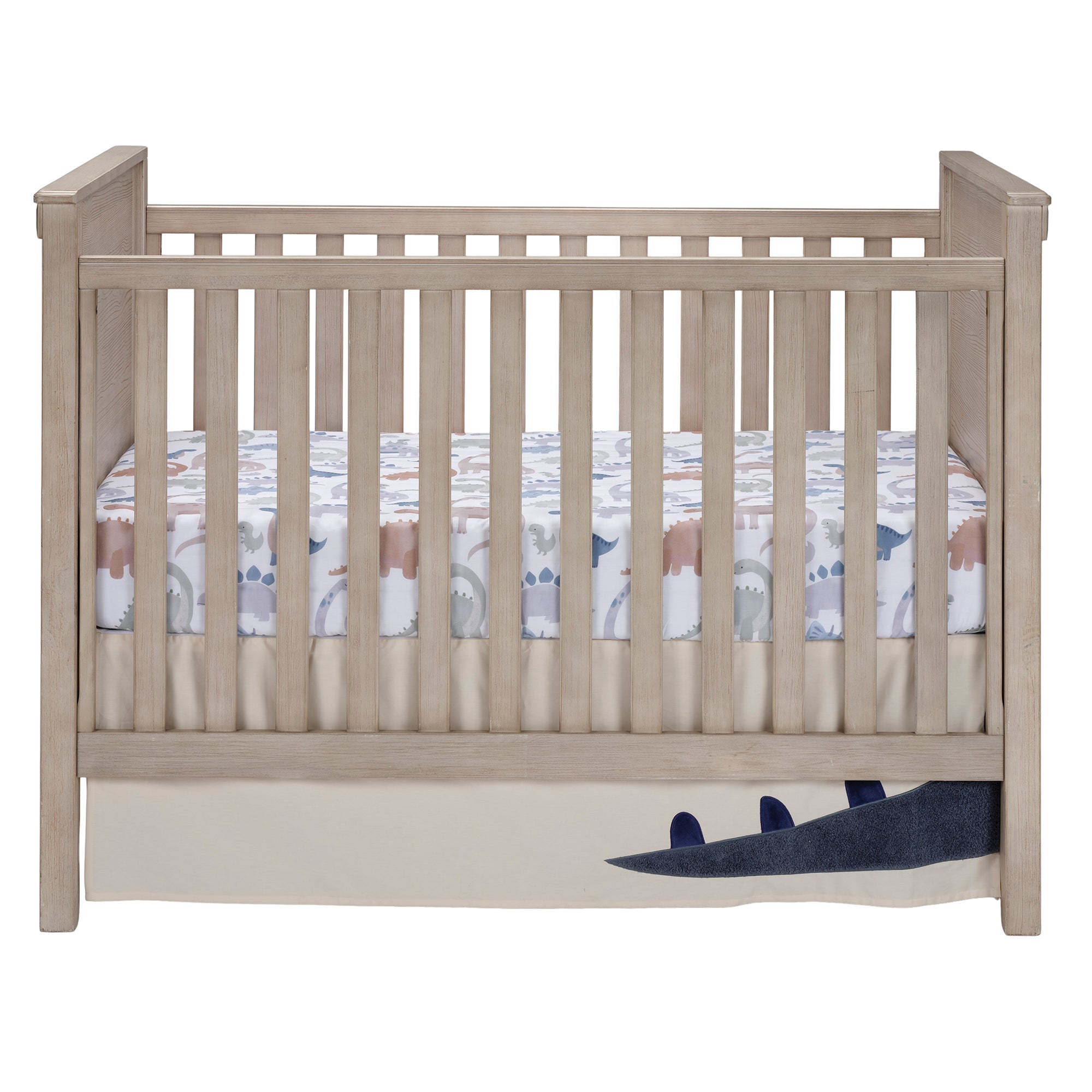 Dino-Might Cotton Fitted Crib Sheet