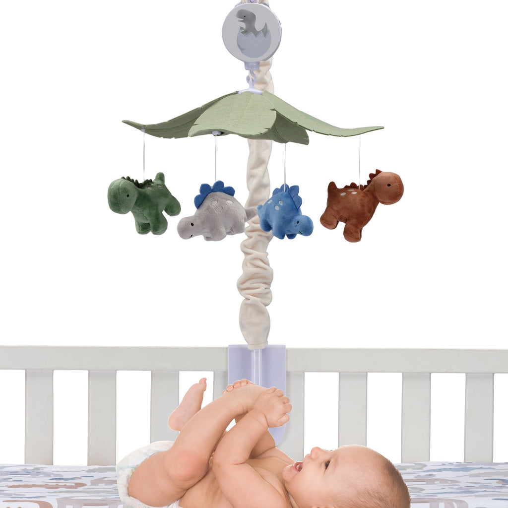 Dino-Might Musical Baby Crib Mobile