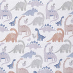 Dino-Might Cotton Fitted Crib Sheet