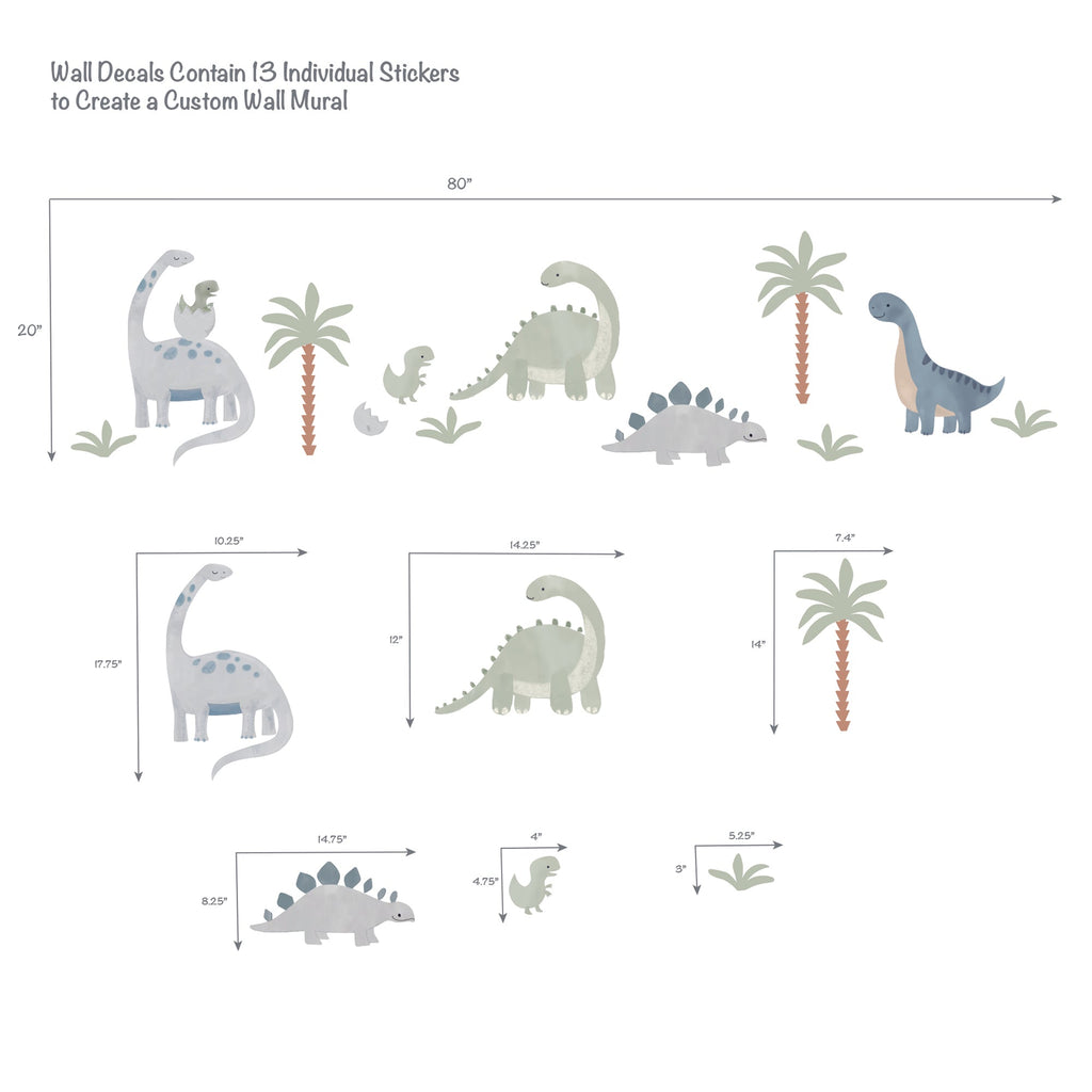 Dino-Might Wall Decals