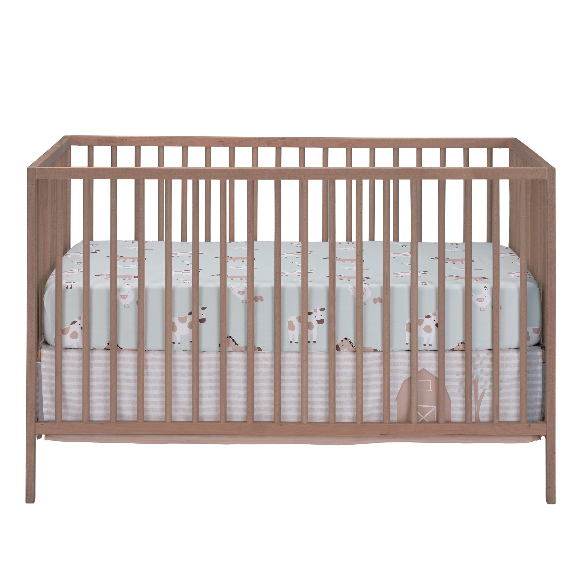 Farmyard Friends Fitted Crib Sheet
