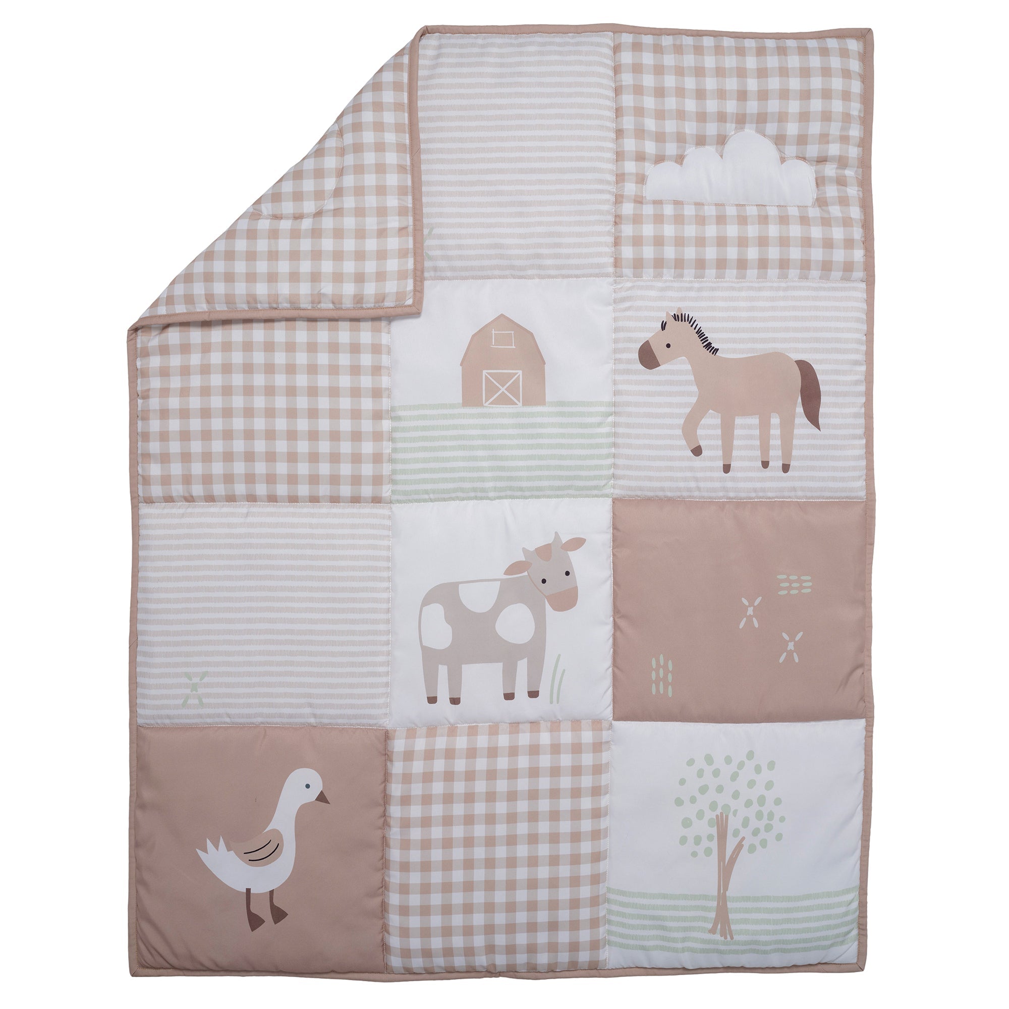 Farmyard Friends 3-Piece Crib Bedding Set