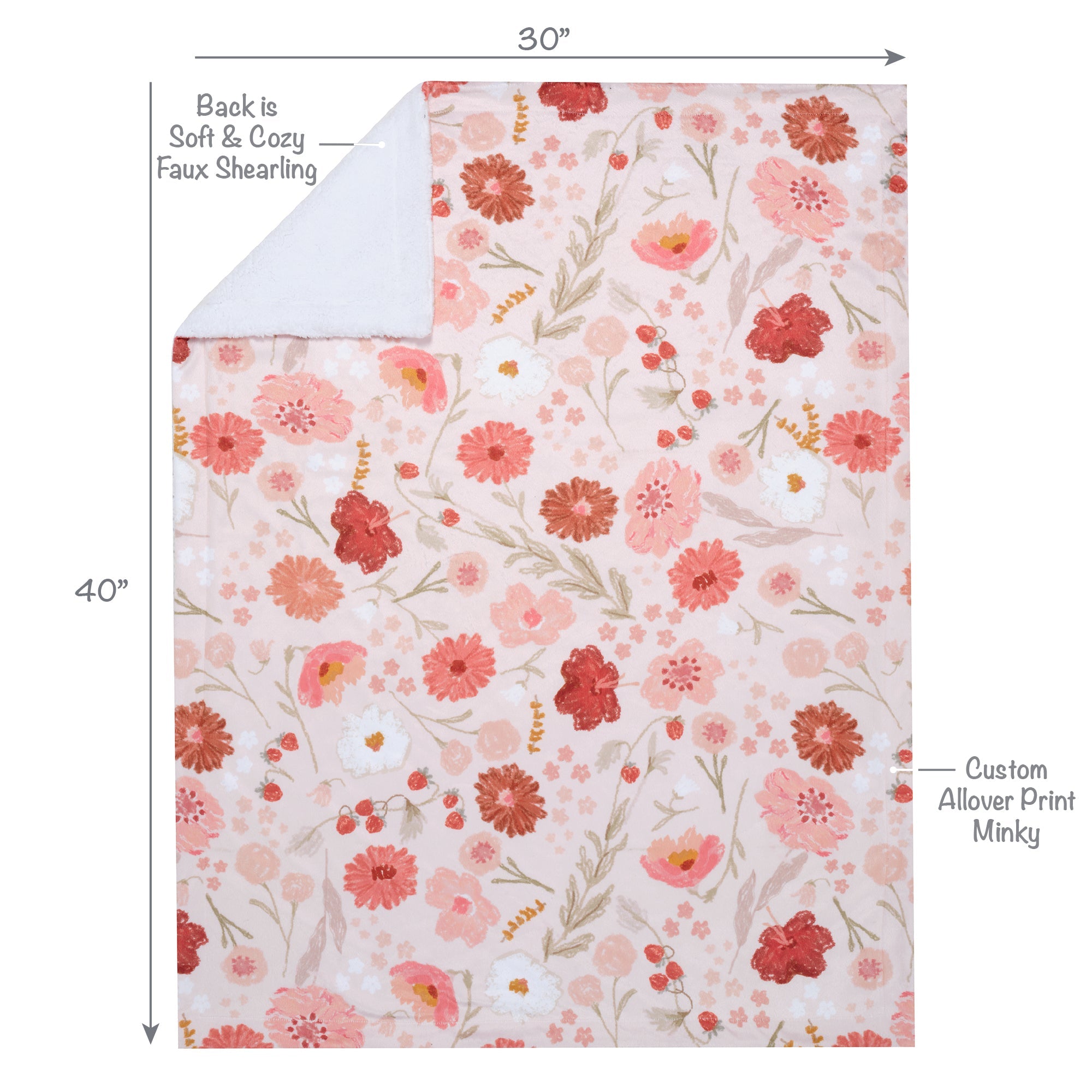 Flower Power Baby Blanket