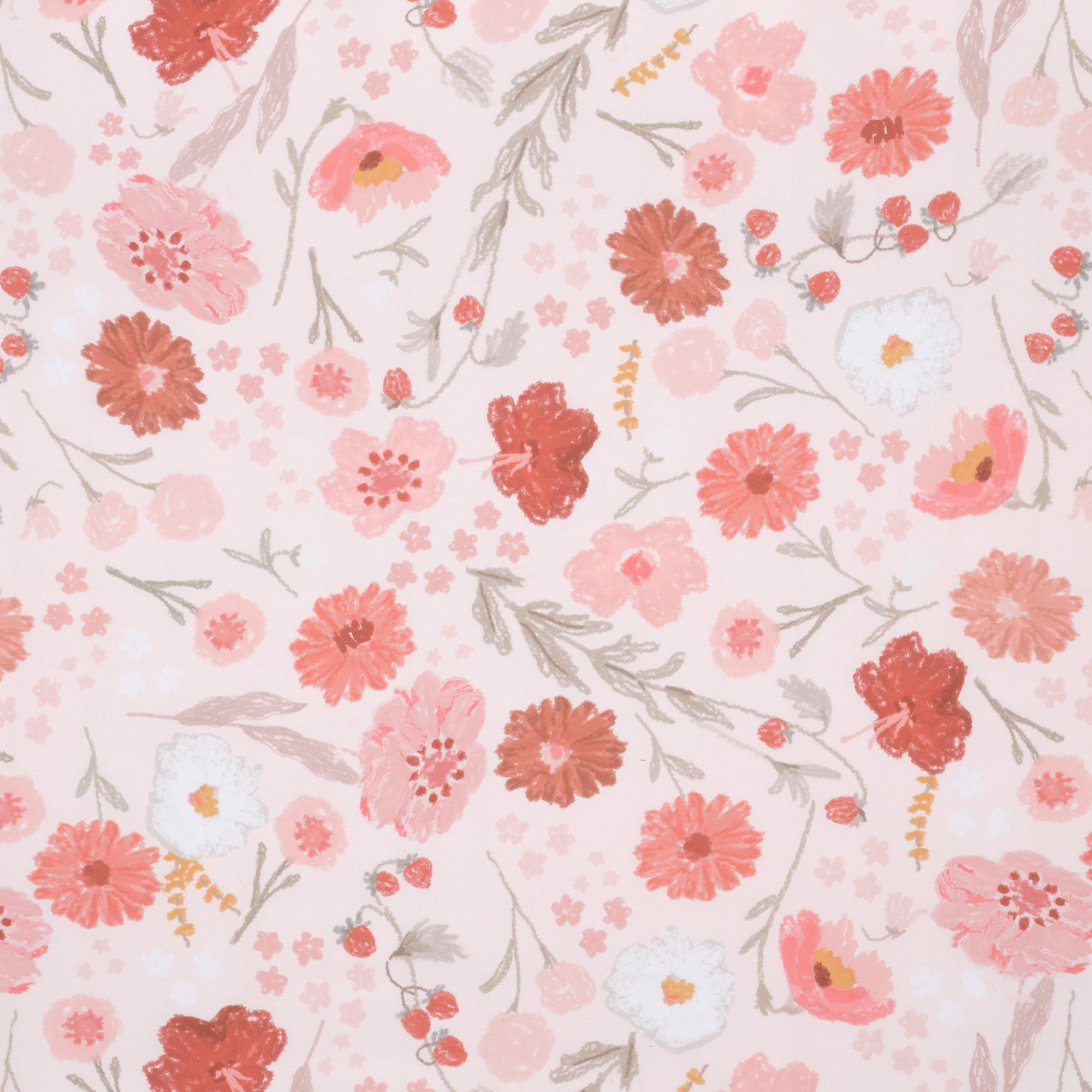 Flower Power Fitted Crib Sheet