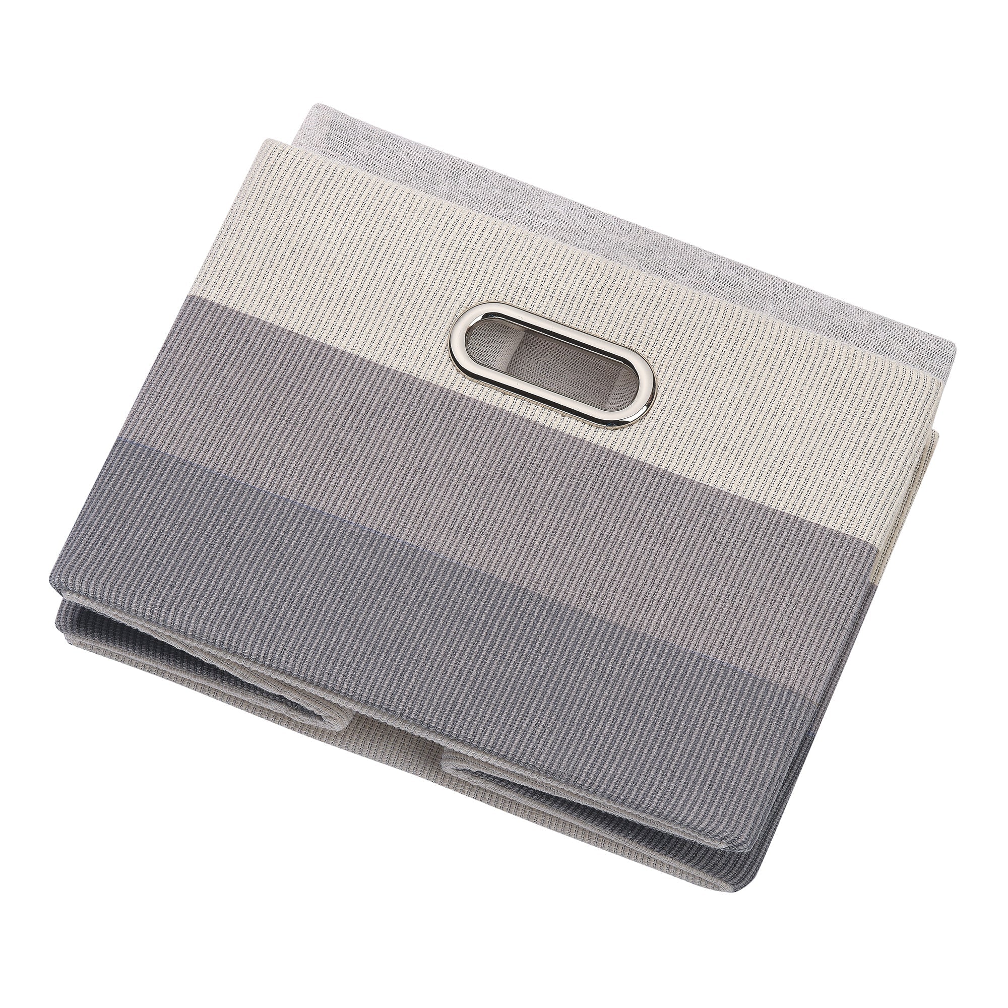 Gray Ombre Collapsible Storage Basket - 2 Pack