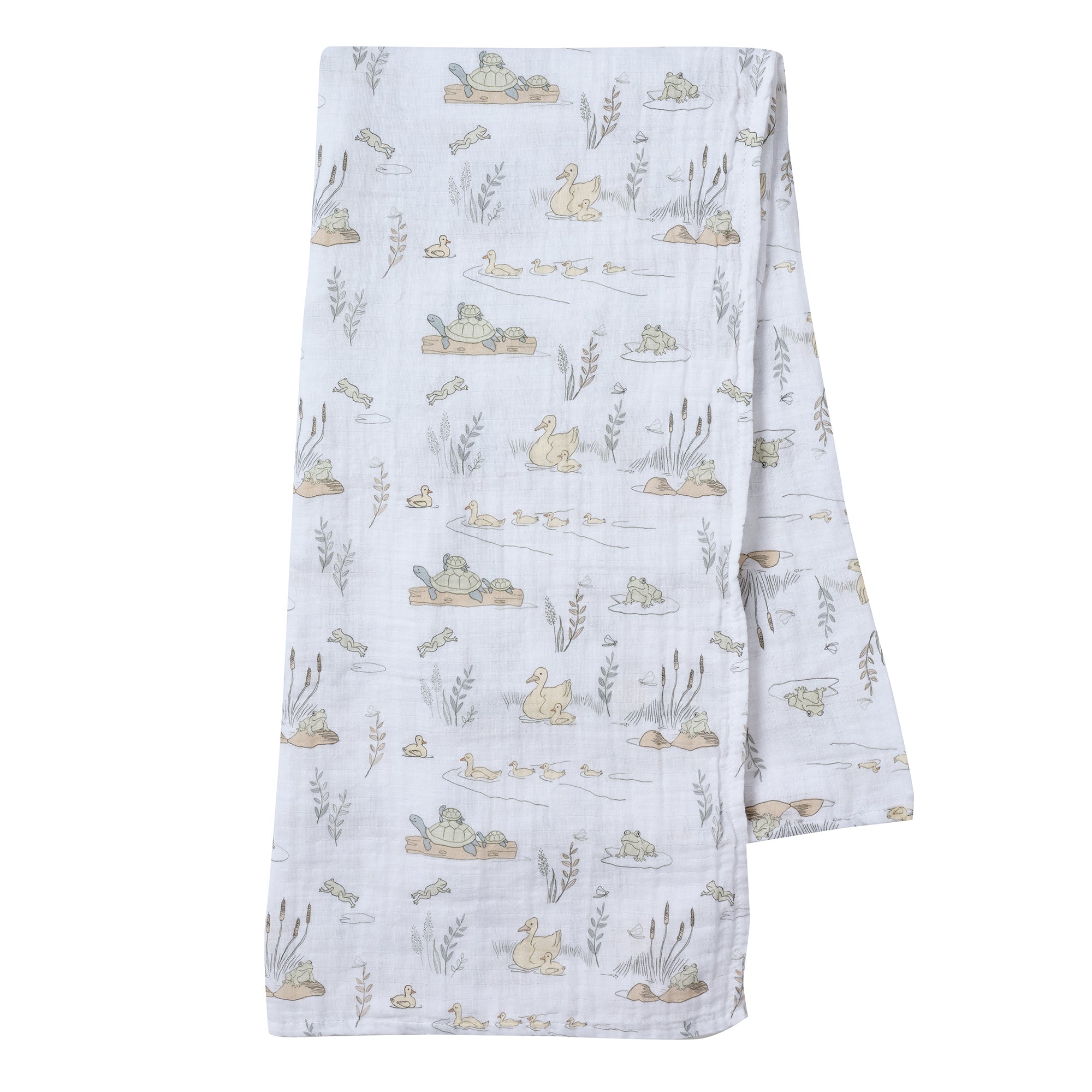 Froggy Swaddle Blanket w/ Lovey