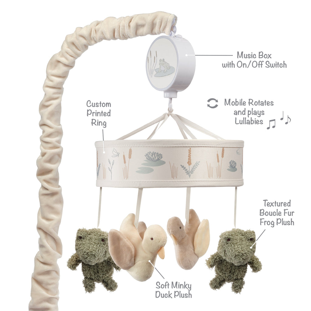 Froggy & Friends Musical Baby Crib Mobile