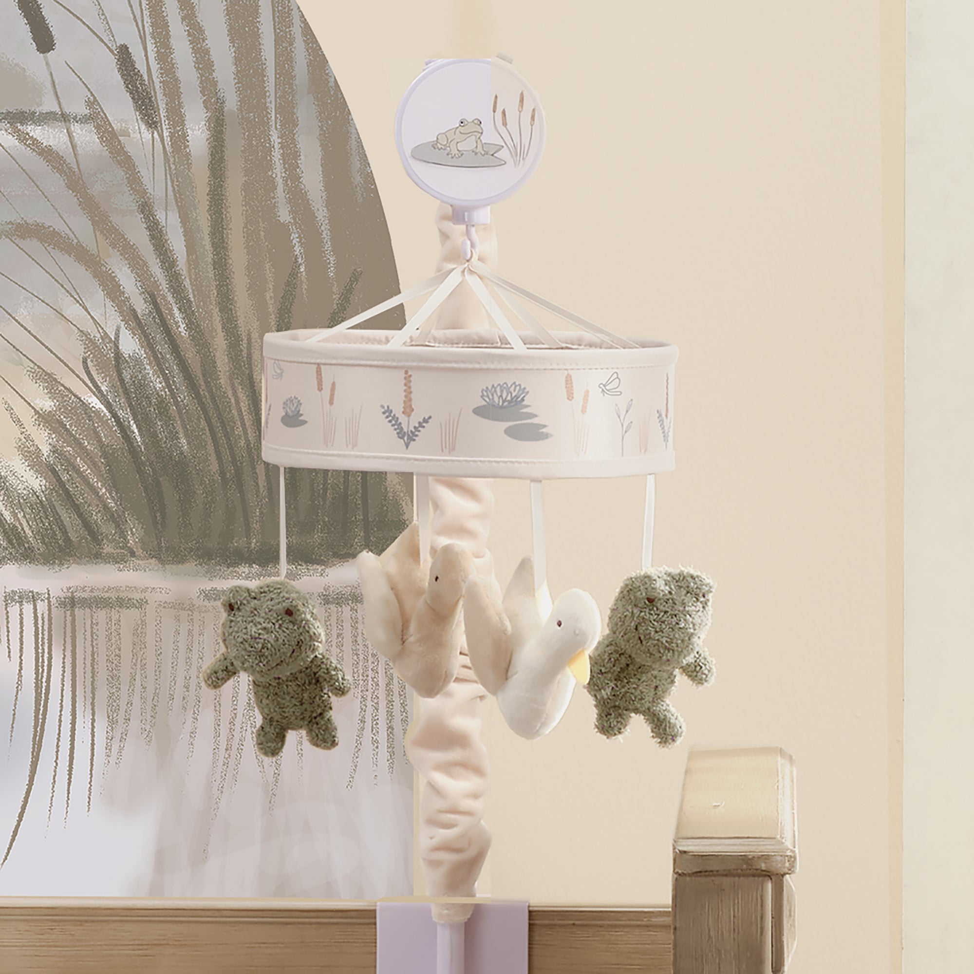 Froggy & Friends Musical Baby Crib Mobile