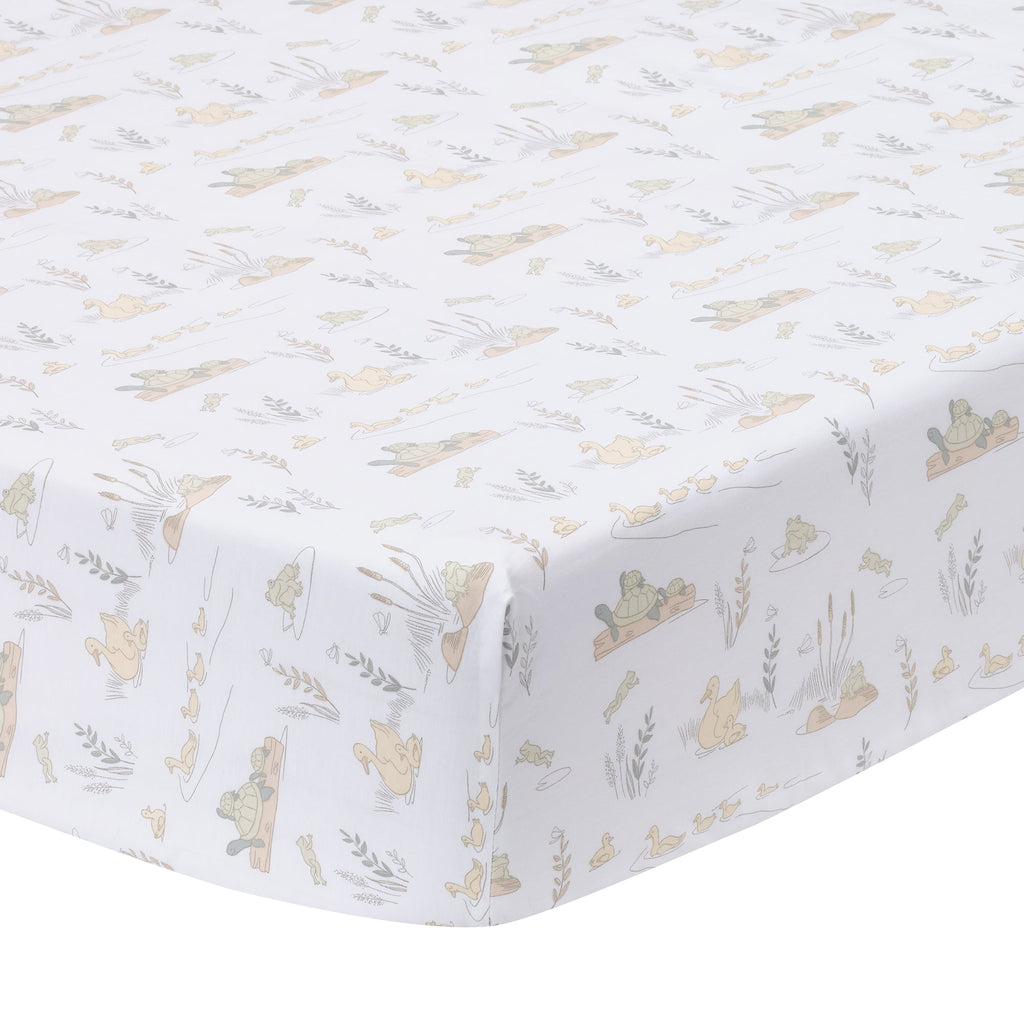 Froggy & Friends 3-Piece Crib Bedding Set