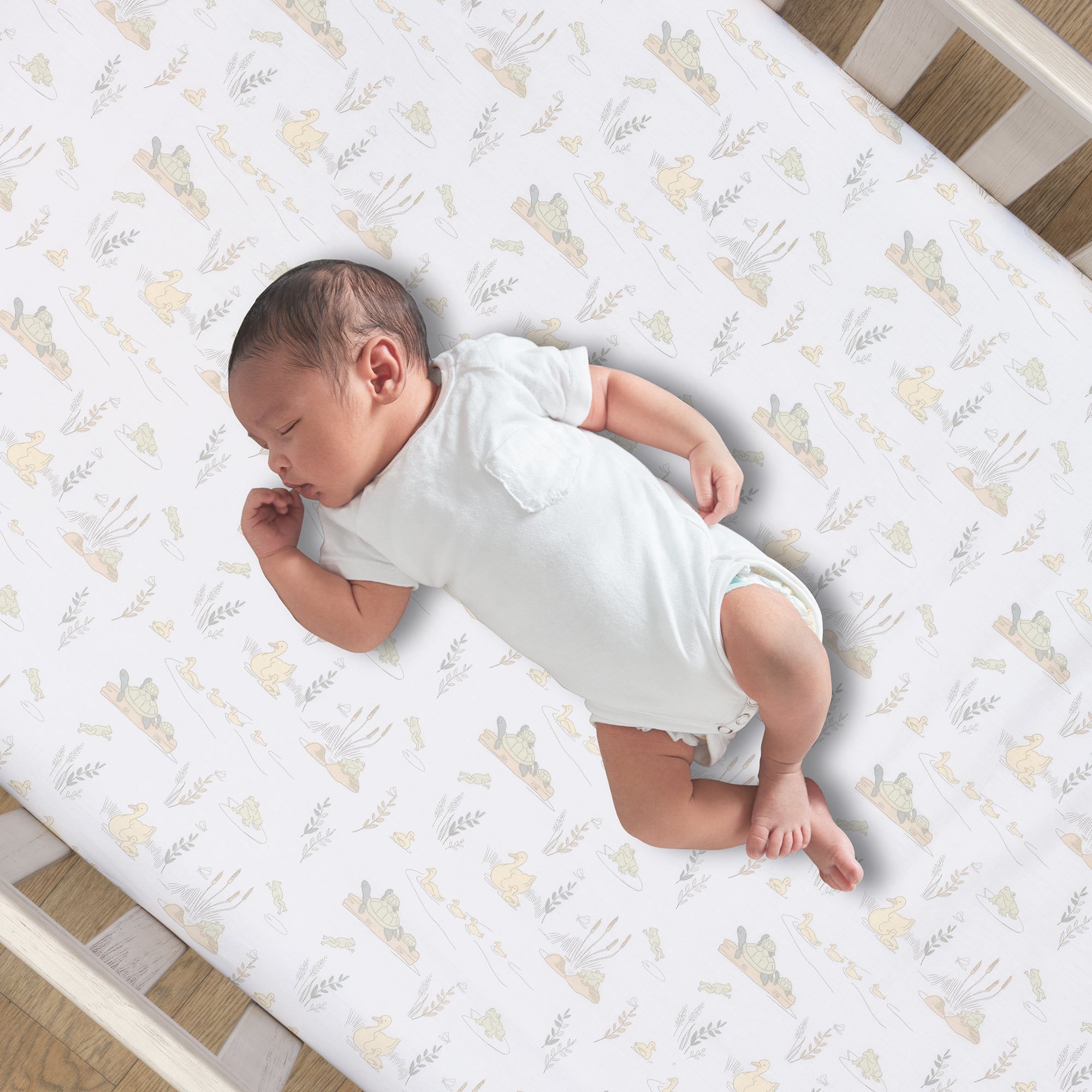 Froggy & Friends 3-Piece Crib Bedding Set