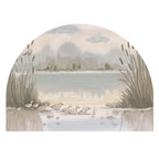 Little Ducklings Pond Wall Decal