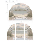 Little Ducklings Pond Wall Decal